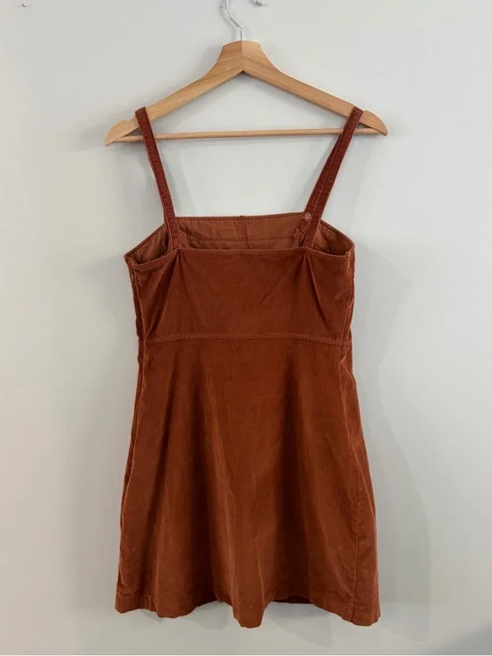 Hollister Rust Corduroy Strap Mini Dress - Picture 3 of 3